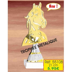 TROPHÉE METAL 55108 - 21 CM
